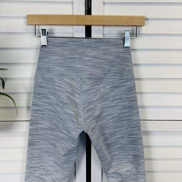 Lululemon Wunder Under Hi-Rise Tight Gray Ombre Melange Full On Luon Size 4 - Picture 5 of 9